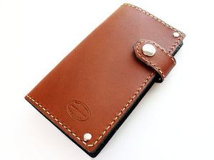 Whiskey Brown Mens Leather Wallet by San Filippo Leather