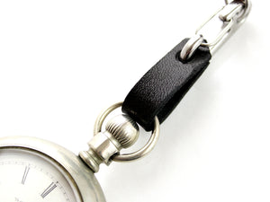 Small Braided Leather Pocket Watch Chain