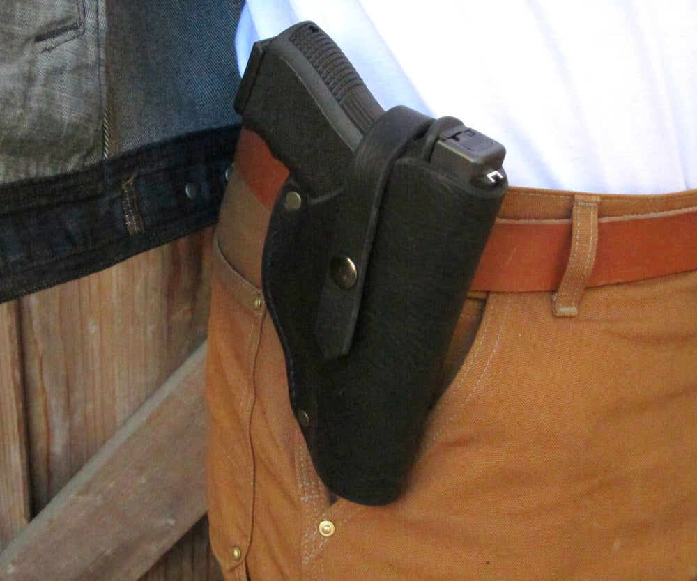 custom leather gun holster by san filippo leather