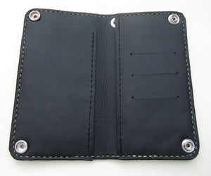 Black & Grey Web Biker Wallet