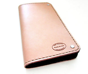 men's long leather wallet full size custom made by san filippo leather