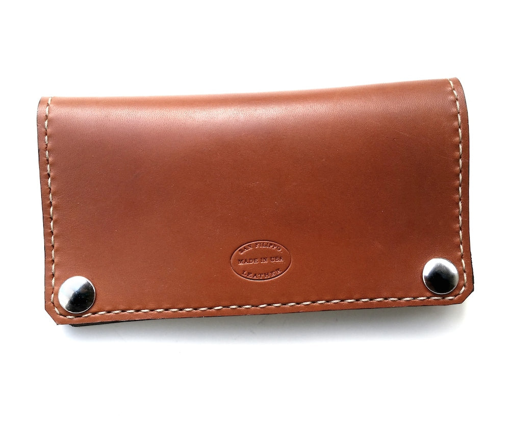 Men's Double Card Leather Wallet – San Filippo Leather