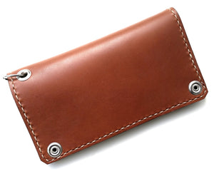 Classic leather biker wallet san filippo leather